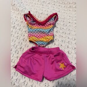 Maplelea Doll Swimsuit and Shorts